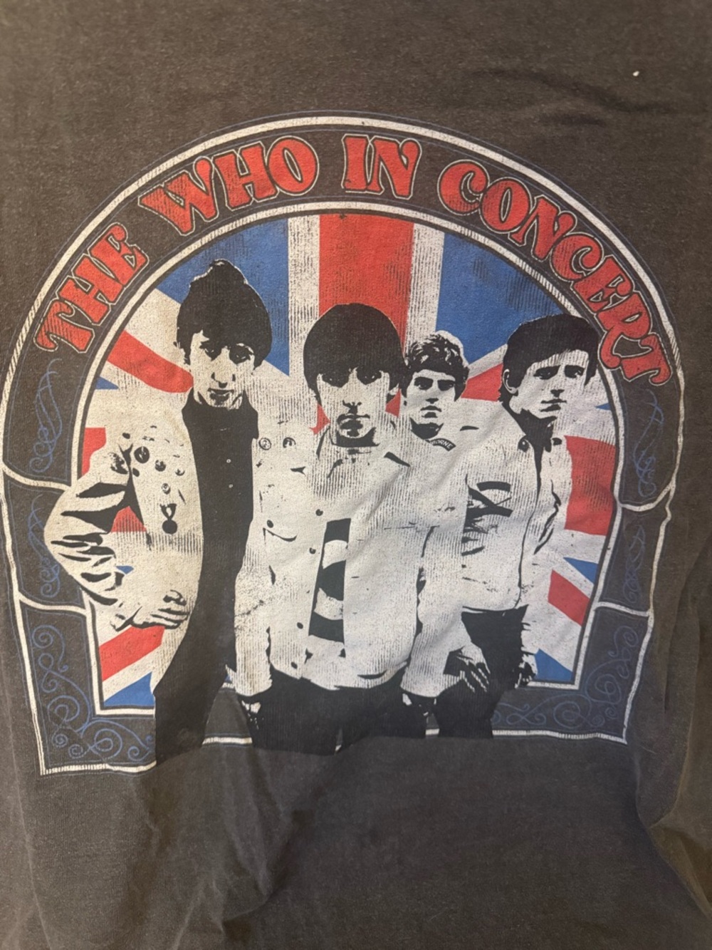 Men's The Who Concert Graphic Tee - Black